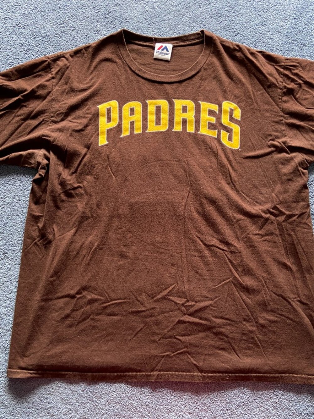 Majestic Men's Brown Manny Machado San Diego Padres T-Shirt Size 2XL